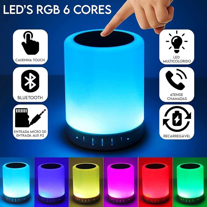 Touch Lamp Speaker Portable Bluetooth